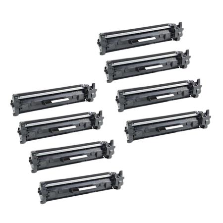 999inks Compatible Eight Pack HP 30X Black High Capacity Laser Toner Cartridges