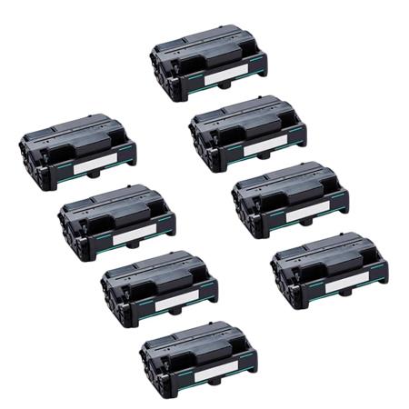 999inks Compatible Eight Pack Ricoh 407013 Black Laser Toner Cartridges