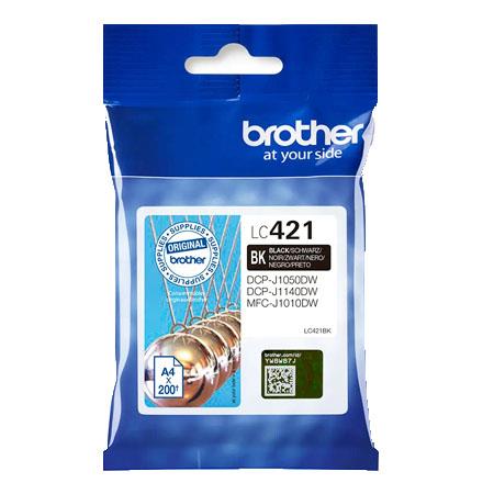Brother LC421BK Black Original Standard Capacity Ink Cartridge