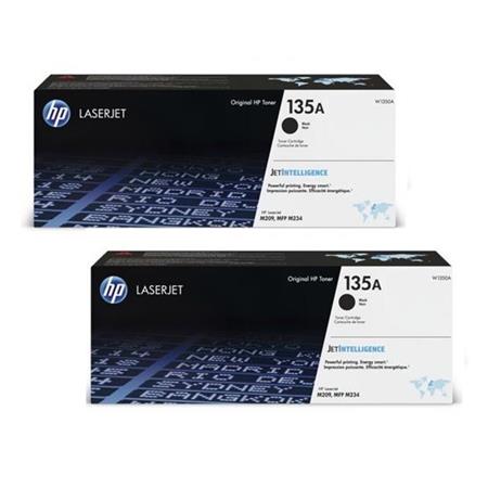 HP 135A/W1350A Black Original Standard Capacity Laser Toner Cartridges Twin Pack