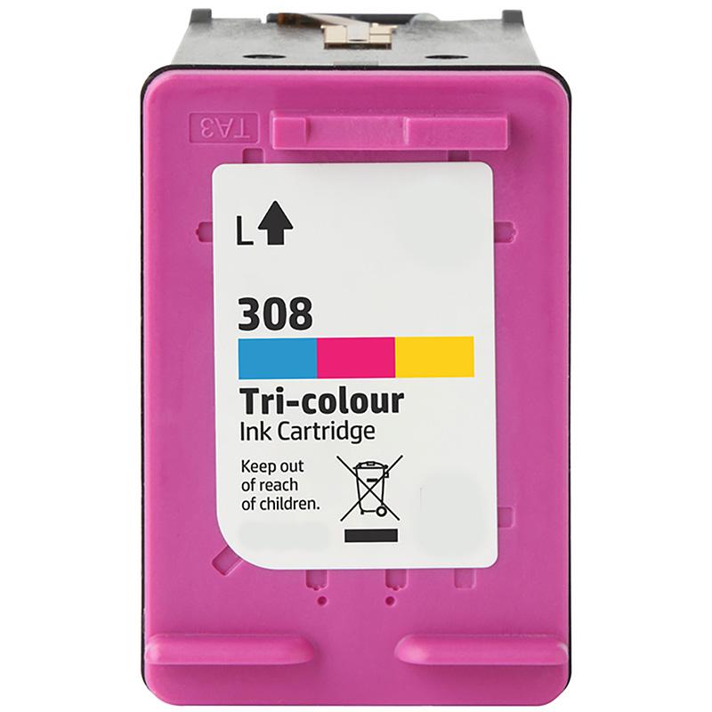999inks Compatible Tri-Colour HP 308 (7FP20UE) Ink Cartridge