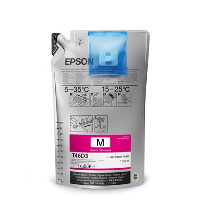 Epson T46D3 (T46D340) Magenta Original UltraChrome DS Ink Pack (1.1L x 6)