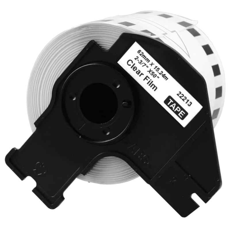 999inks Compatible Brother DK-22113 Continuous Label Tape (62mm x 15.24m) Black on White