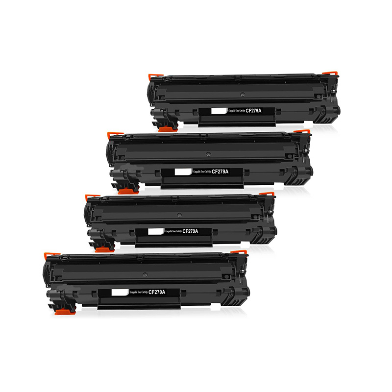 999inks Compatible Quad Pack HP 79A Black Laser Toner Cartridges
