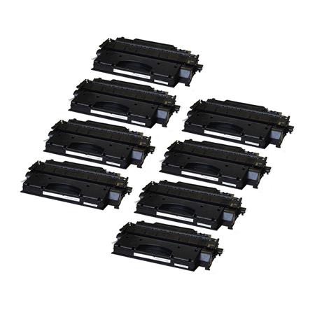 999inks Compatible Eight Pack HP 80X Black Laser Toner Cartridges
