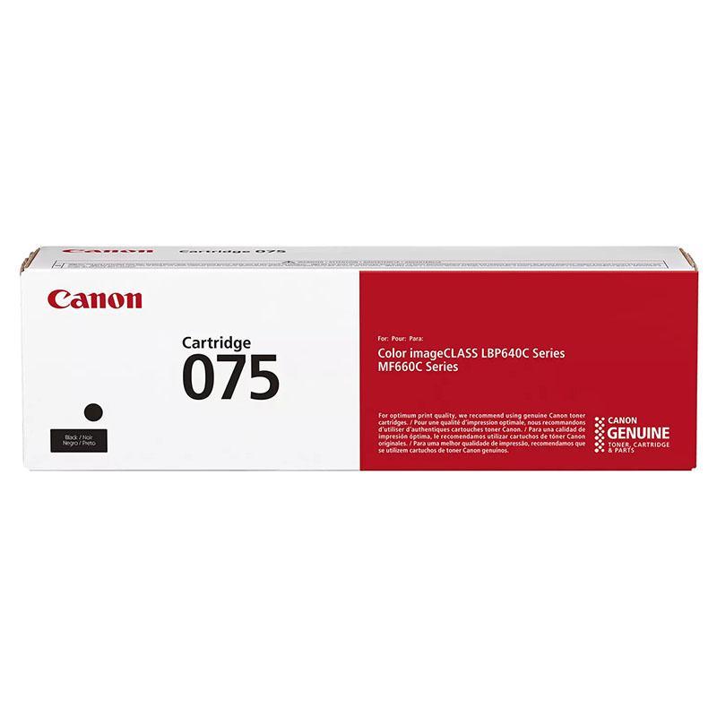 Canon 075 (6365C002) Black Original Standard Capacity Toner Cartridge