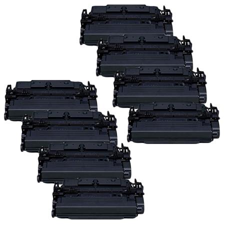 999inks Compatible Eight Pack Canon 041 Black Standard Capacity Laser Toner Cartridges