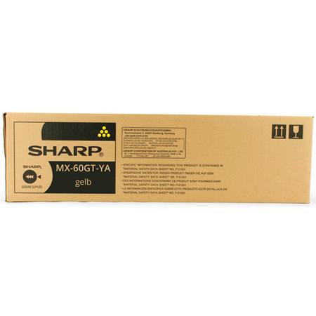 Sharp MX60GTYA Yellow Orignal Toner Cartridge
