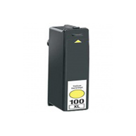 999inks Compatible Yellow Lexmark 100XL High Capacity Inkjet Printer Cartridge