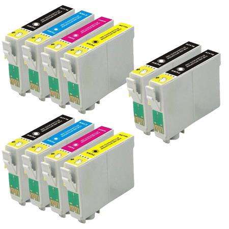999inks Compatible Multipack Epson T0601/4 2 Full Sets + 2 FREE Black Inkjet Printer Cartridges