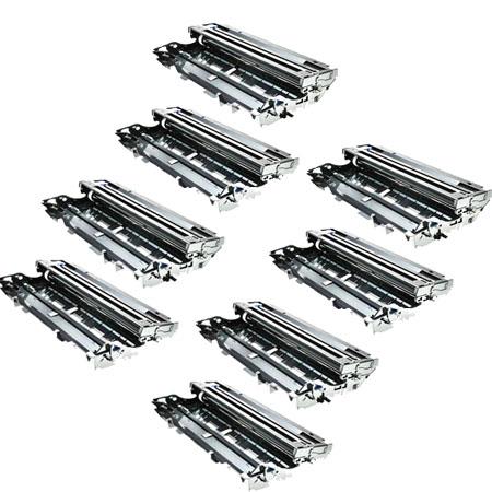 999inks Compatible Eight Pack Brother TN7600XL Black Extra High Capacity Toner Cartridges
