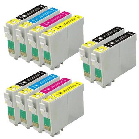 999inks Compatible Multipack Epson T03A1-A4 2 Full Sets + 2 FREE Black Inkjet Printer Cartridges