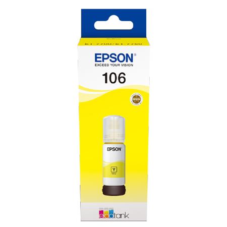 Epson 106 Yellow Original Ecotank Ink Bottle (C13T00R440)