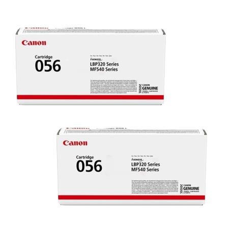 Canon 056/3007C002 Black Original Standard Capacity Laser Toner Cartridge Twin Pack