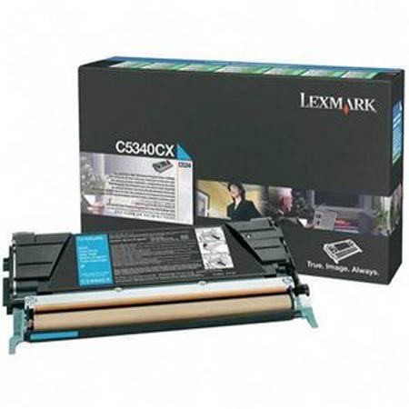 Lexmark C5340CX Cyan Original Extra High Capacity Return Program Toner Cartridge