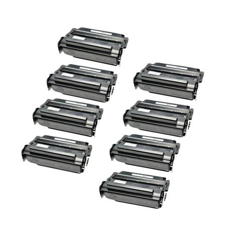 999inks Compatible Eight Pack Lexmark 12A3715 Black Laser Toner Cartridges