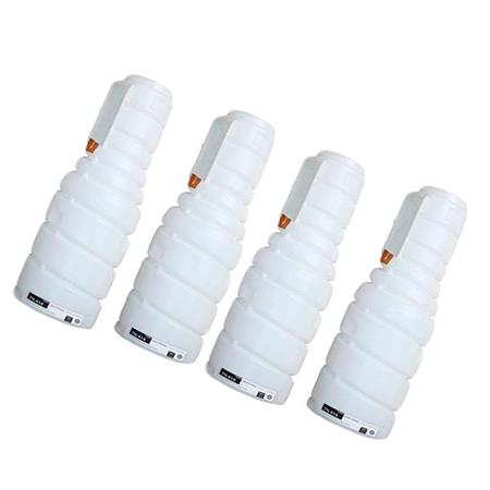 999inks Compatible Quad Pack Konica Minolta TN414 Black Laser Toner Cartridges