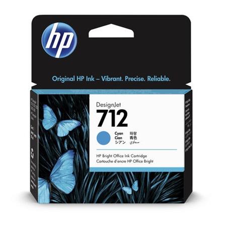 HP 712 (3ED67A) Cyan Original DesignJet Ink Cartridge