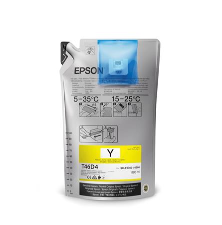 Epson T46D4 (T46D440) Yellow Original UltraChrome DS Ink Pack (1.1L x 6)