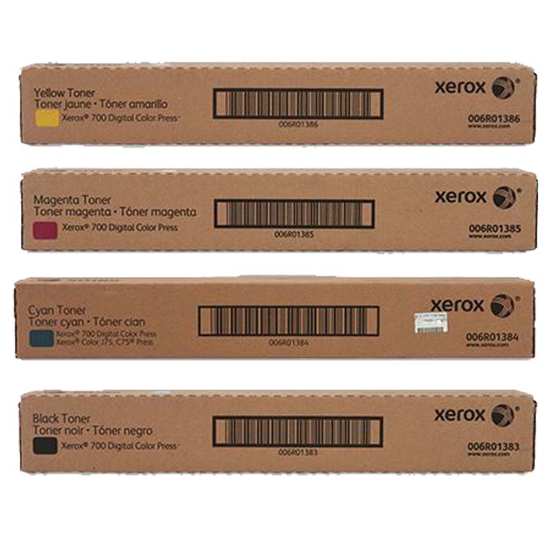 Xerox 006R01383/86 Full Set Original Laser Toner Cartridges