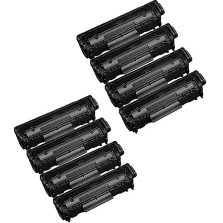 999inks Compatible Eight Pack Canon 703 Black Laser Toner Cartridges