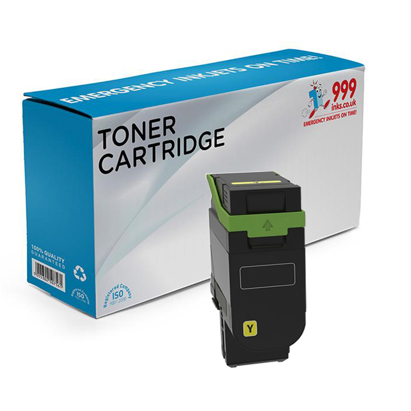 999inks Compatible Yellow Lexmark 75M20Y0 Laser Standard Capacity Toner Cartridge