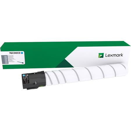 Lexmark 76C00C0 Cyan Original Toner Cartridge