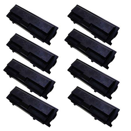 999inks Compatible Eight Pack Kyocera TK-110 Black High Capacity Laser Toner Cartridges