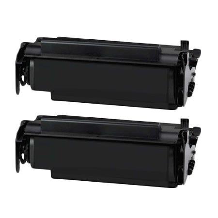 999inks Compatible Twin Pack Lexmark 12A4715 Black High Capacity Laser Toner Cartridges