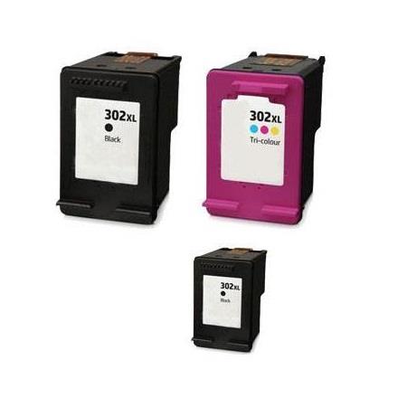 999inks Compatible Multipack HP 302XL 1 Full Set + 1 Extra Black Inkjet Printer Cartridges