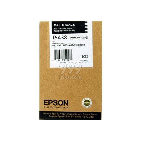 Epson T5438 Matte Black Original Ink Cartridge (110 ml) (T543800)