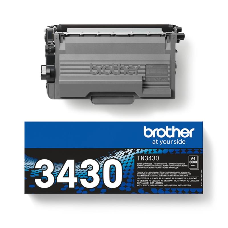 Brother TN3430 Black Original Standard Capacity Toner Cartridge