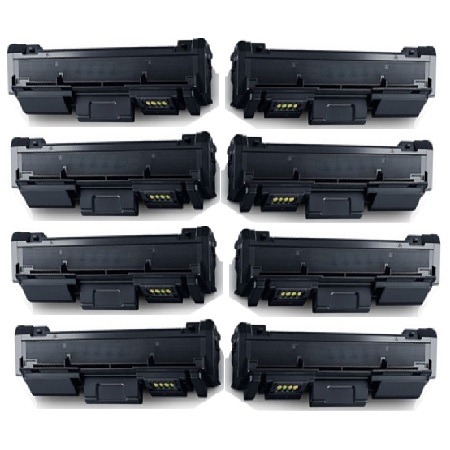 999inks Compatible Eight Pack Samsung MLT-D116L Black Laser Toner Cartridges