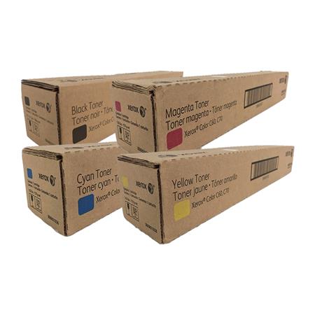 Xerox 006R01655-58 Full Set Original Laser Toner Cartridges