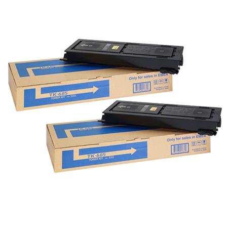 Kyocera TK-685 Black Original Laser Toner Cartridge Twin Pack