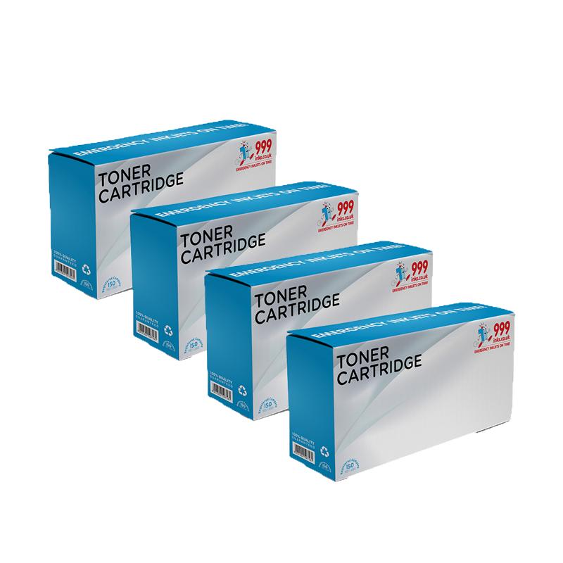 999inks Compatible Quad Pack Lexmark B222H00 Black High Capacity Laser Toner Cartridges