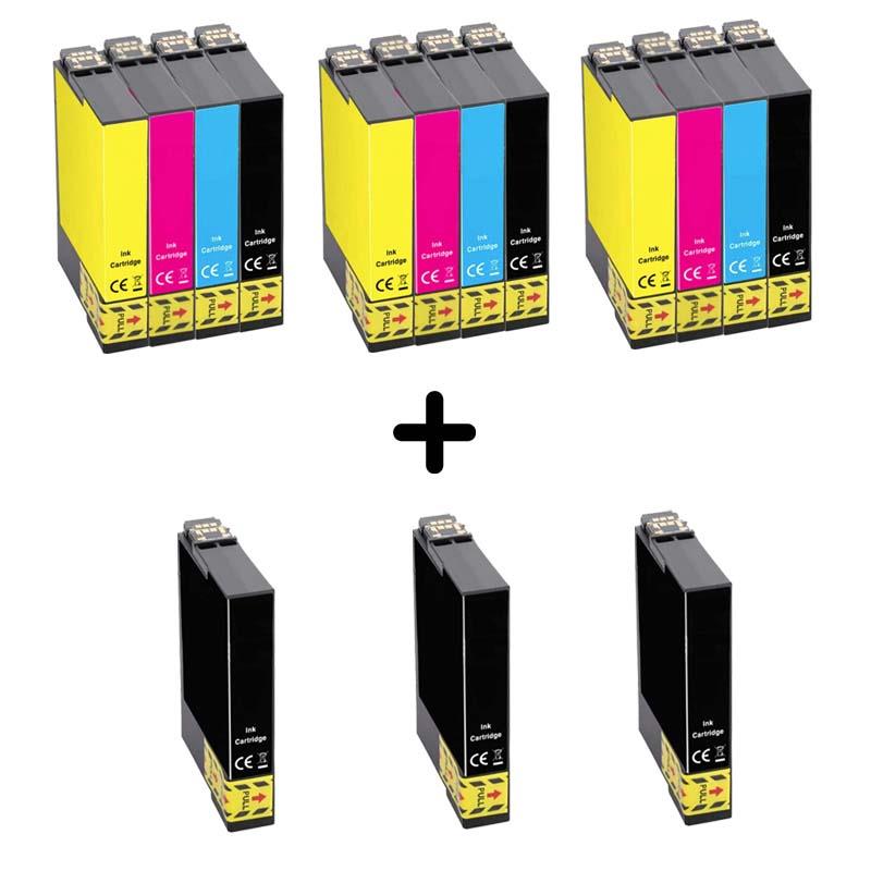 999inks Compatible Multipack Epson 503XLBK/Y 3 Full Sets + 3 FREE Black Inkjet Printer Cartridges