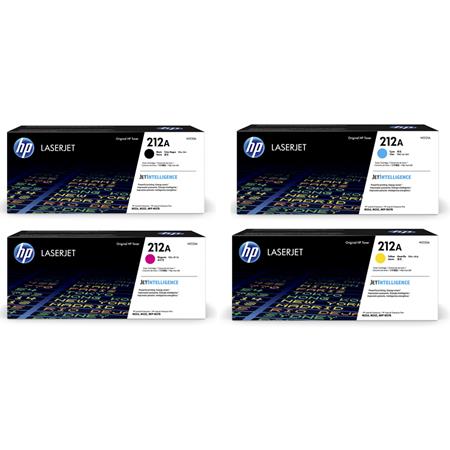 HP 212A Full Set Original Standard Capacity Toner Cartridges