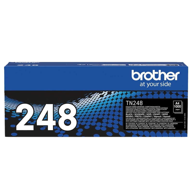 Brother TN248BK Black Original Standard Capacity Toner Cartridge