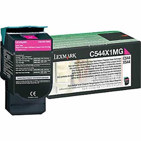 Lexmark C544X1MG Magenta Original Extra High Capacity Return Programme Toner Cartridge