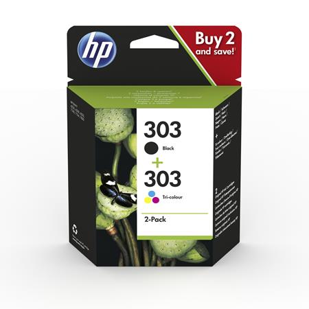 HP 303 (3YM92AE) Original Black and Colour Ink Cartridge Multipack
