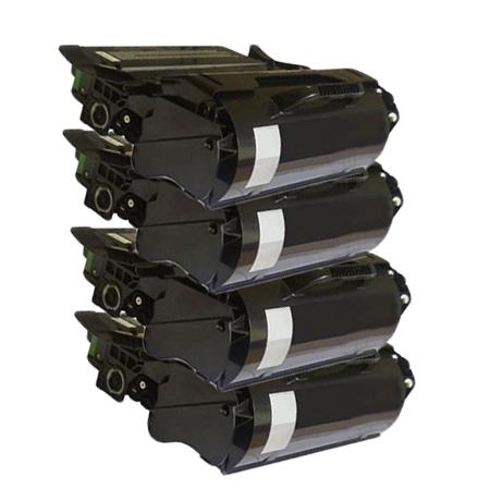 999inks Compatible Quad Pack Dell 593-11050 Black High Capacity Laser Toner Cartridges