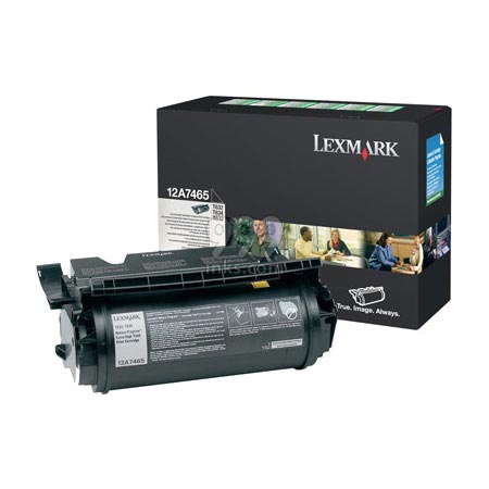 Lexmark 12A7465 Black Original Toner Cartridge