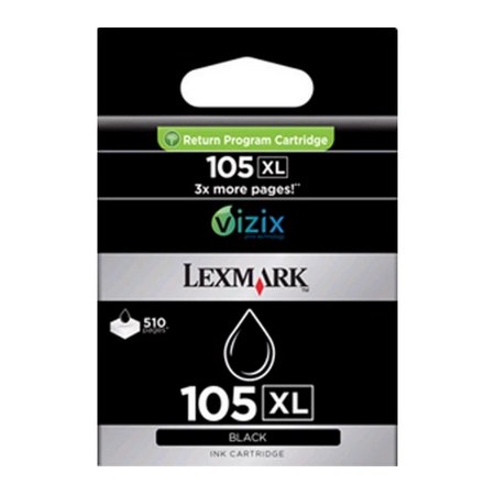 Lexmark 105XL Black High Yield Return Program Ink Cartridge (14N0822E)