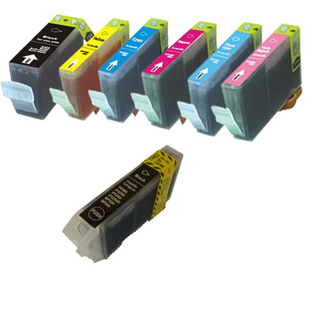 999inks Compatible Multipack Canon BCI-3eK 1 Full Set Inkjet Printer Cartridges