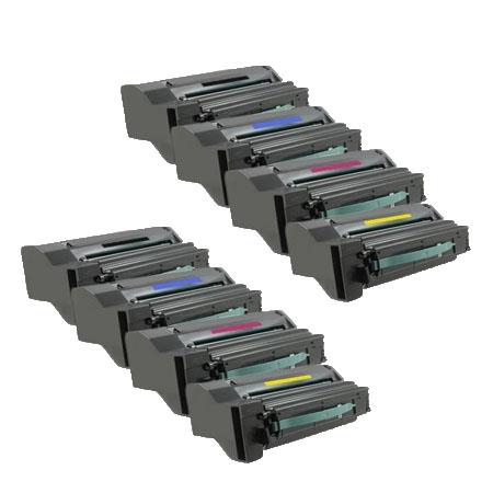 999inks Compatible Multipack Lexmark C780H1KG/YG 2 Full Sets High Capacity Laser Toner Cartridges