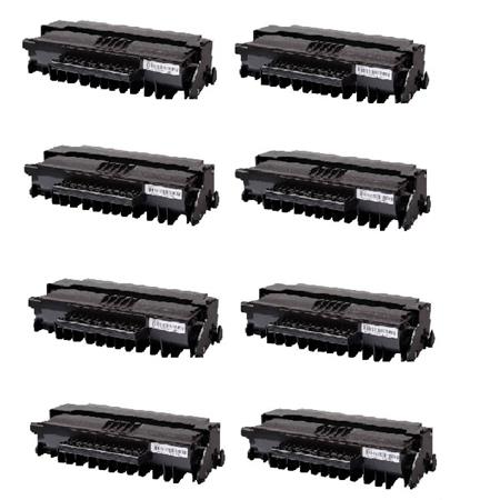 999inks Compatible Eight Pack OKI 01240001 Black High Capacity Laser Toner Cartridges