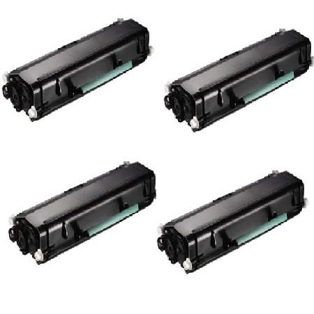 999inks Compatible Quad Pack Dell 593-11056 Black Laser Toner Cartridges