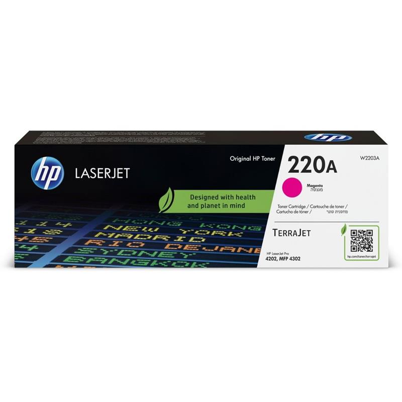 HP 220A (W2203A) Magenta Original Standard Capacity Toner Cartridge