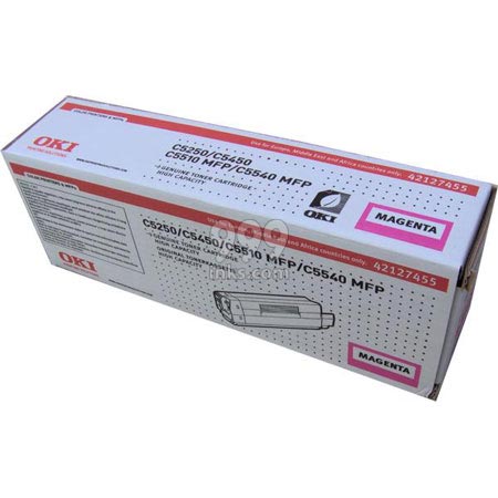 OKI 42127455 Magenta Original High Capacity Toner Cartridge